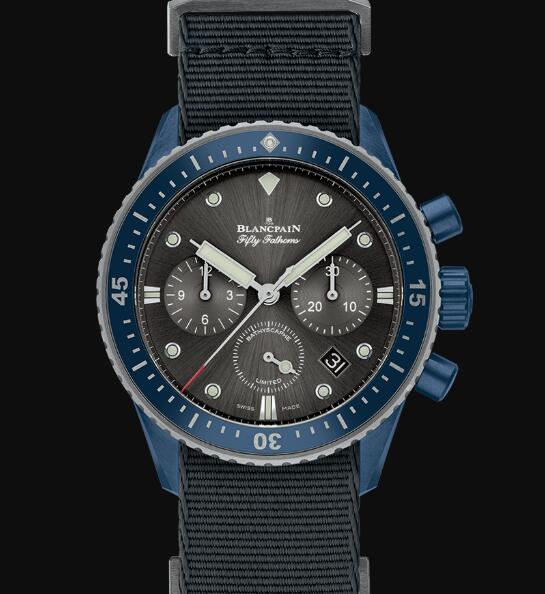 Review Blancpain Fifty Fathoms Watch Review Bathyscaphe Chronographe Flyback Ocean Commitment Replica Watch 5200 0310 NAGA